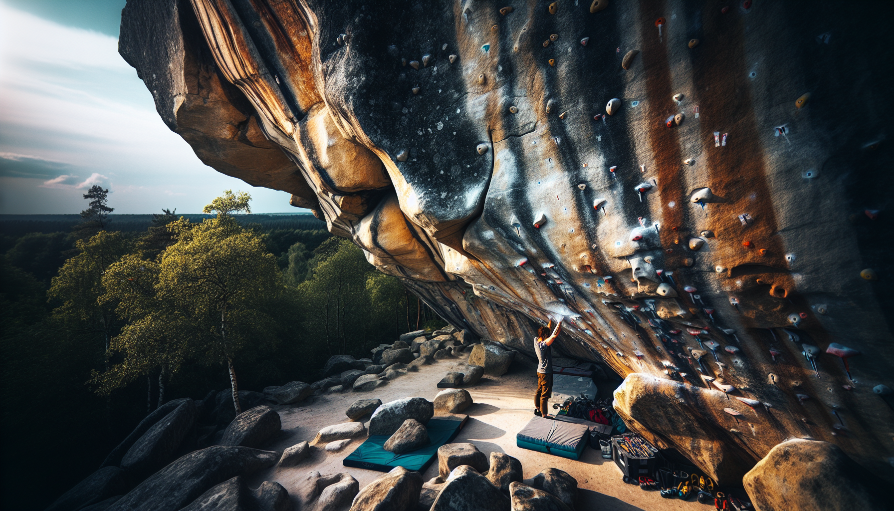 What Is The History Of Climbing In Fontainebleau?